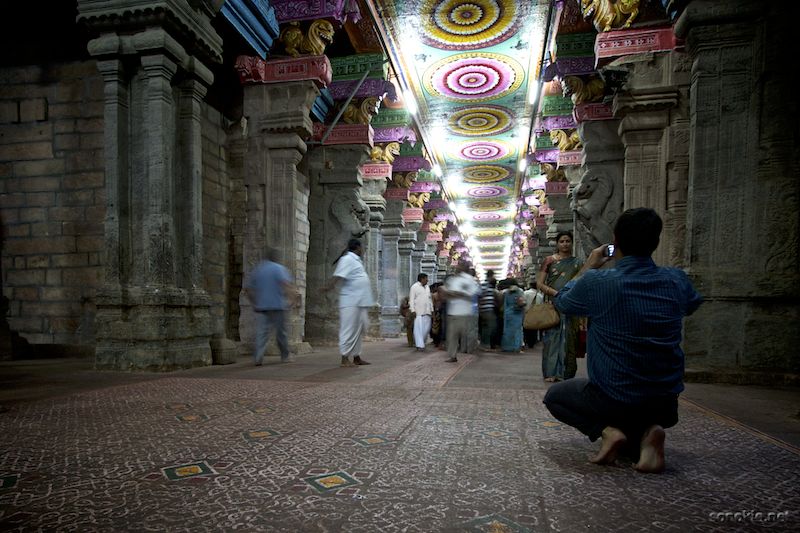 portrait at the temple