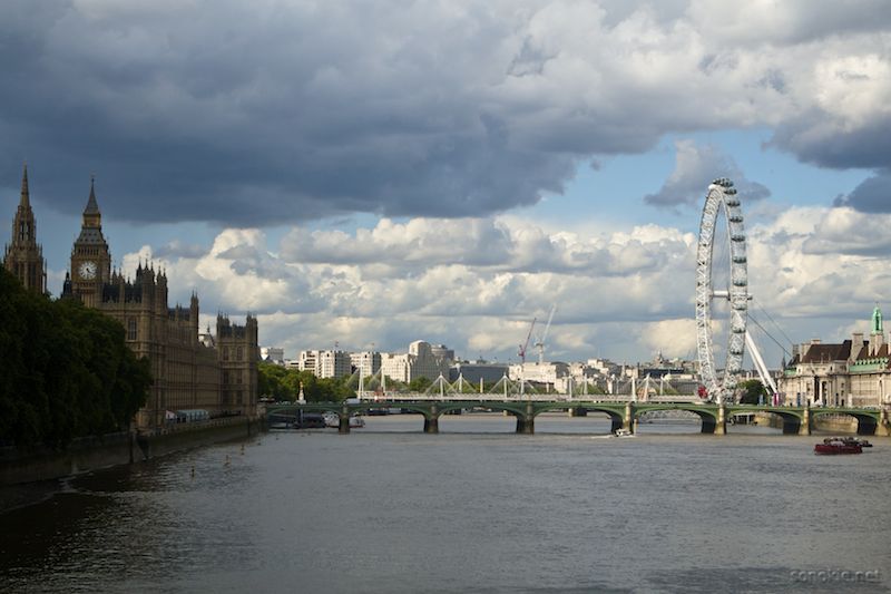 london eye and big ben
