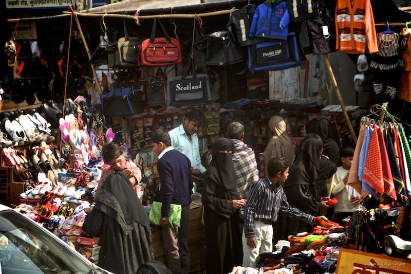 street market shopping